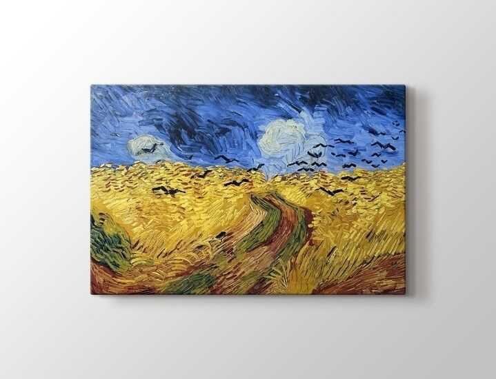 Vincent van Gogh - Wheatfield With Crows Tablo|80 X 80 cm| - 1