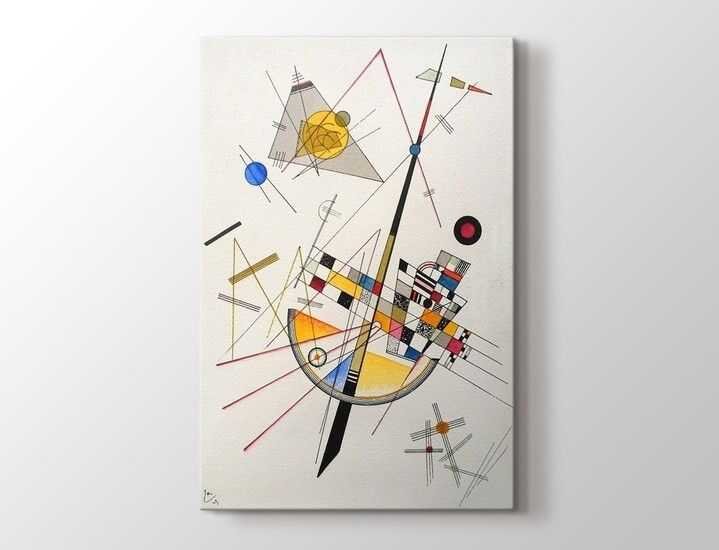Wassily Kandinsky - Delicate Tension Tablo |50 X 70 cm| - 1