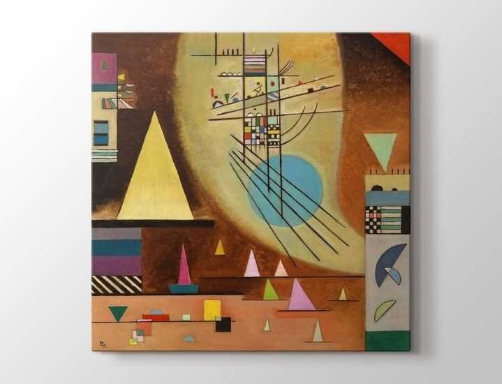 Wassily Kandinsky - Falling Silent Tablo |60 X 80 cm| - 1