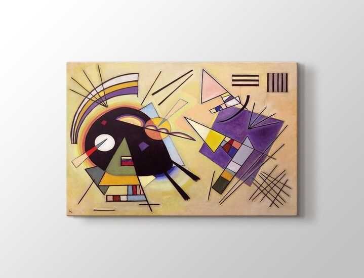 Wassily Kandinsky - Black and Violet Tablo|50 X 70 cm| - K4NWS
