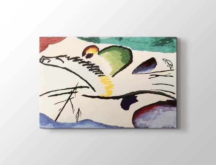 Wassily Kandinsky - Lyrique Tablo |60 X 80 cm| - 1