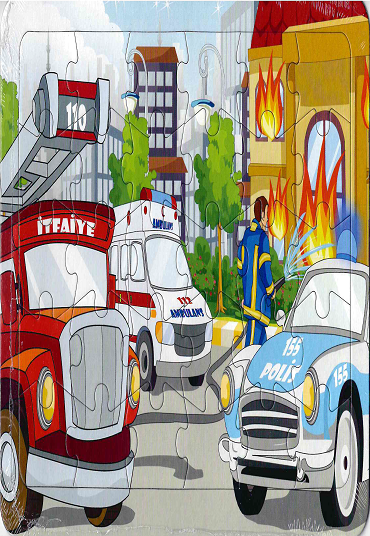 Yangın Söndürme Puzzle (30 Parça) - Ravzakitap Kampanya