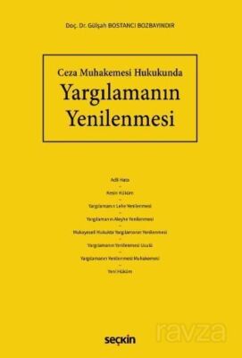 Yargılamanın Yenilenmesi - 1