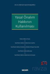 Yasal Önalım Hakkının Kullanılması - Seçkin Yayıncılık