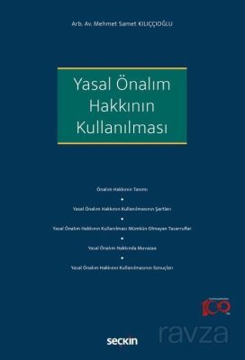 Yasal Önalım Hakkının Kullanılması - 1