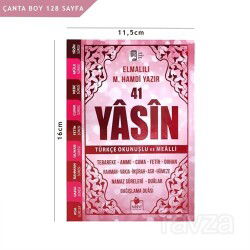 Yasin-i Şerif Türkçe Okunuşlu ve Mealli (Pembe Kapak-Çanta Boy-Sesli Yasin) - 2