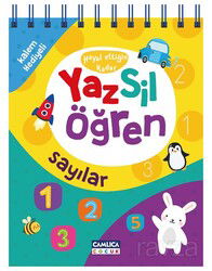 Yaz Sil Öğren (Sayılar) - Çamlıca Çocuk Yayınları