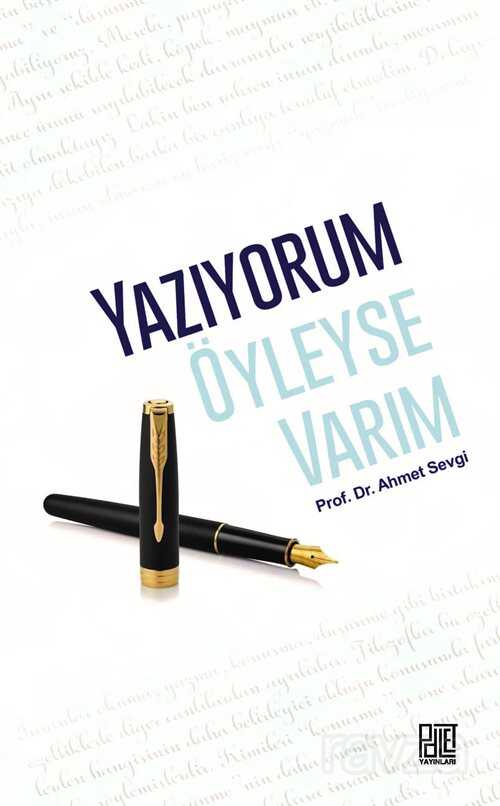 Yazıyorum Öyleyse Varım - Palet Yayınları (Konya)
