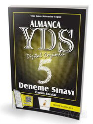 YDS Almanca Dijital Çözümlü 5 Deneme Sınavı - Pelikan Tıp Teknik Yayınları