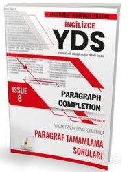 YDS İngilizce Paragraph Completion Issue 8 - Pelikan Tıp Teknik Yayınları