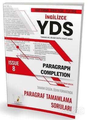 YDS İngilizce Paragraph Completion Issue 8 - 1