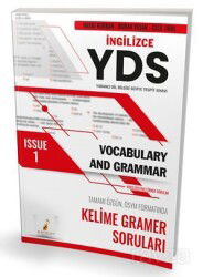 YDS İngilizce Vocabulary and Grammar Issue 1 - Pelikan Tıp Teknik Yayınları