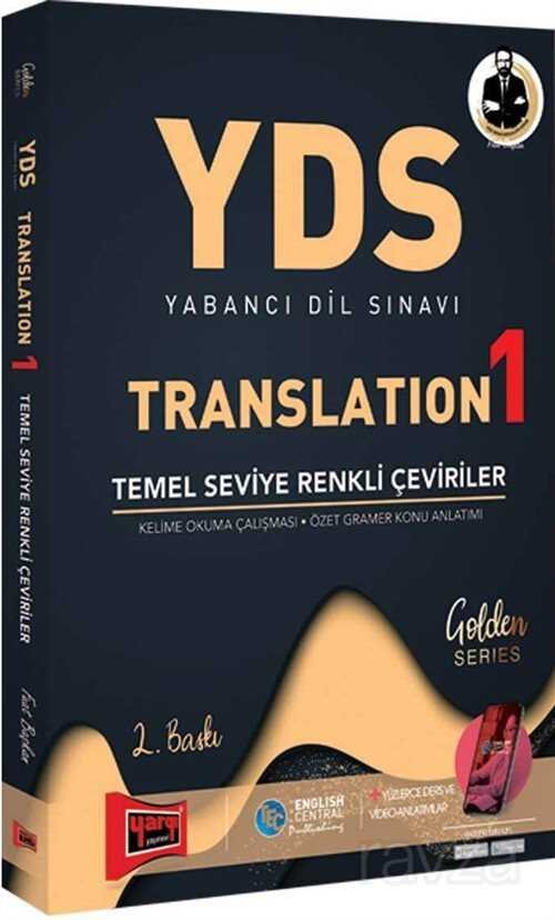 YDS Yabancı Dil Sınavı Translation 1 Temel Seviye Renkli Çeviriler - 1