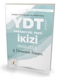 YDT İkizi İngilizce 2 Deneme Sınavı - Pelikan Tıp Teknik Yayınları