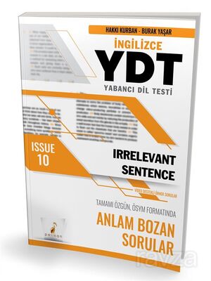 YDT İngilizce Irrelevant Sentence Issue 10 - 1