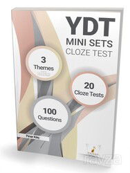 YDT İngilizce Mini Sets Cloze Test - Pelikan Tıp Teknik Yayınları