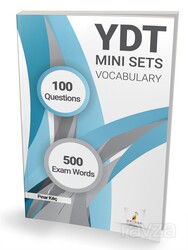 YDT İngilizce Mini Sets Vocabulary - Pelikan Tıp Teknik Yayınları
