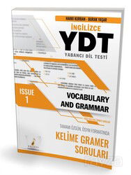 YDT İngilizce Vocabulary and Grammar Issue 1 - Pelikan Tıp Teknik Yayınları