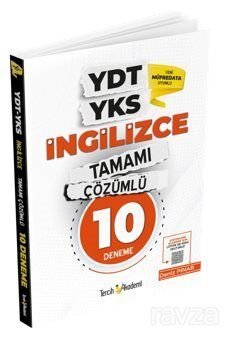 YDT YKS İngilizce Tamamı Çözümlü 10 Deneme - 1