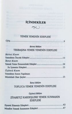 Yeme-İçme Adabı - 2