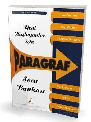 Yeni Başlayanlar İçin Paragraf Soru Bankası - Pelikan Tıp Teknik Yayınları