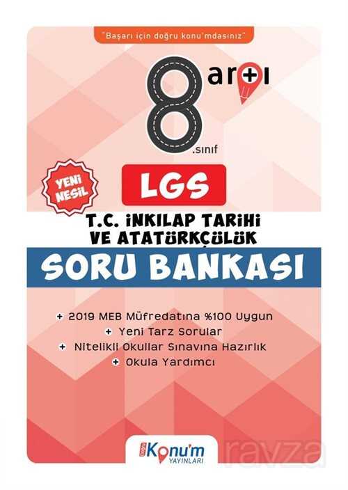 Yeni Nesil LGS T. C. İnkılap Tarihi ve Atatürkçülük Soru Bankası (2019 Yeni Müfredat) - Doğru Konu'm Yayınları