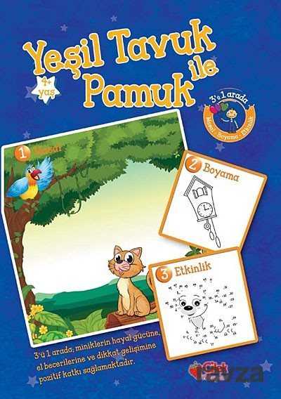 Yeşil Tavuk ile Pamuk (Masal-Boyama-Etkinlik) - 1