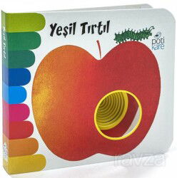 Yeşil Tırtıl / Mini Delikli Kitaplar - Poti Kare Yayıncılık
