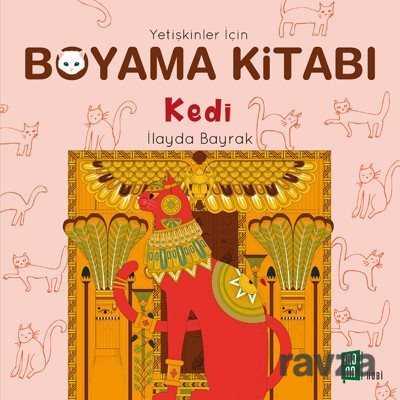 Yetişkinler İçin Boyama Kitabı / Kedi - 1