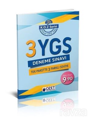 YGS 3 Deneme Sınavı (Kolay-Orta-Zor) - 1