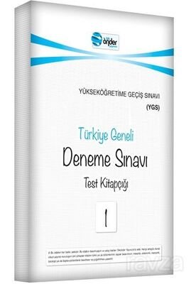 YGS Provası Türkiye Geneli Deneme Sınavı 1 - 1