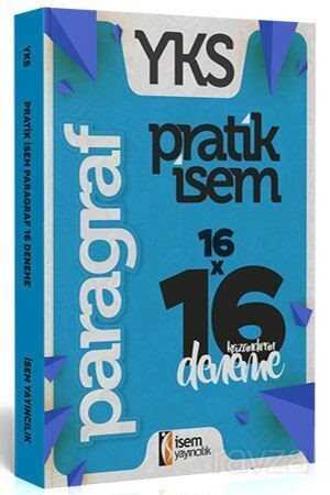 YKS Pratik İsem Kazandıran Paragraf 16 Deneme - 1