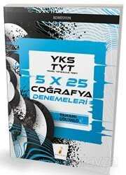 YKS TYT 2019 5x25 Coğrafya Denemeleri - Pelikan Tıp Teknik Yayınları