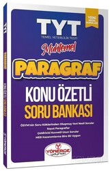 YKS TYT Muhtemel Paragraf Konu Özetli Soru Bankası - Yönerge Yayınları