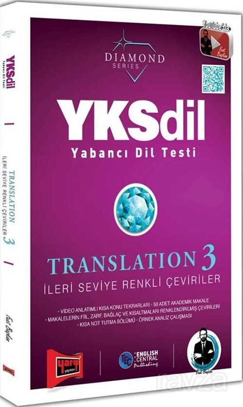 YKSDİL Yabancı Dil Testi Translation 3 İleri Seviye Renkli Çeviriler - 1