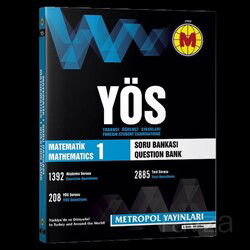 YÖS Matematik - 1 (Konu Özetli Soru Bankası) - Metropol Dersaneleri Yayınları (Ankara)
