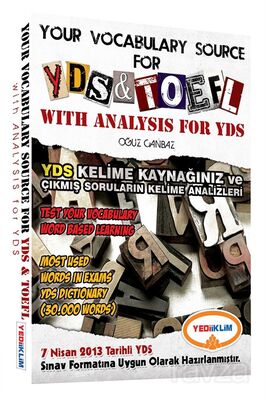 Your Vocabulary Source For YDS-TOEFL with Analysis For YDS - 1