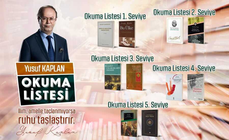 Yusuf Kaplan Okuma Listesi I - (20 Kitap) - Ravzakitap Kampanya
