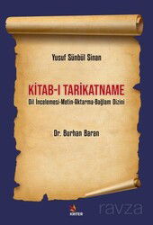 Yusuf Sünbül Sinan Kitab-ı Tarikatname - Kriter Basım Yayın Dağıtım