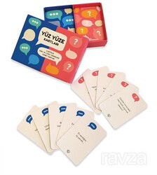 Yüz Yüze Kartları (2 Destelik Soru ve Cümle Tamamlama Sohbet Kartları) - Remzi Kitabevi