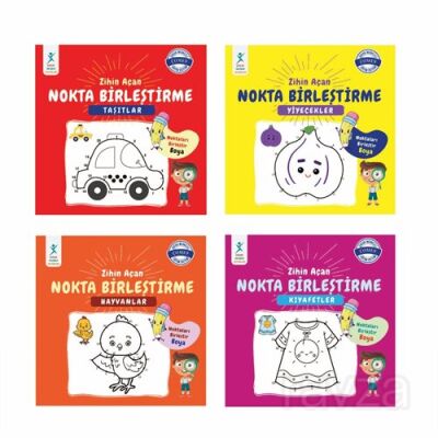 Zihin Açan Nokta Birleştirme Set (4 Kitap) - 1