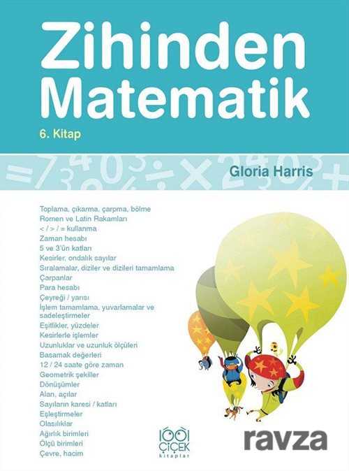 Zihinden Matematik 6. Kitap - 1001 Çiçek Kitaplar