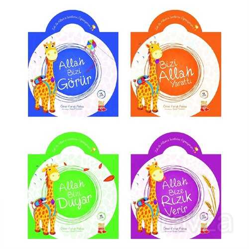 Zufi İle Allah'ın İsimlerini Öğreniyorum (4 Kitap) - Nesil Çocuk Yayınları